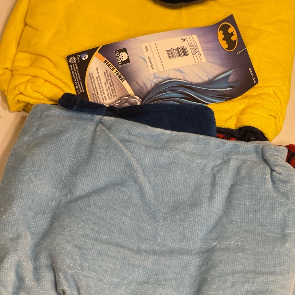 Marvel kids towels